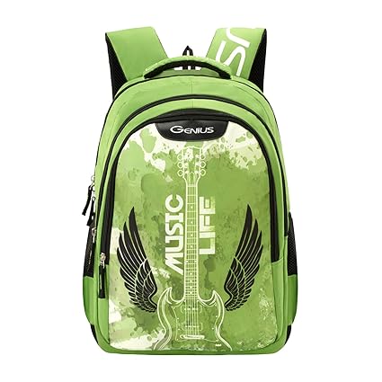 Genius 32 Ltrs Green Casual Backpack (HARDROCK19SBGRN)