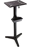 WEN 4288 Cast Iron Bench Grinder Pedestal Stand with Water Pot