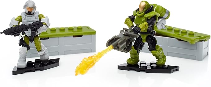 Amazon Com Mega Construx Halo Unsc Marines Customizer Pack Toys Games