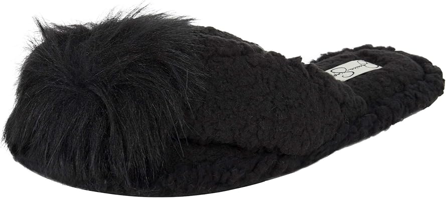 jessica simpson slippers black