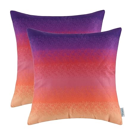 Set Of 2 Euphoria Calitime Home Decorative Cushions Covers Pillows