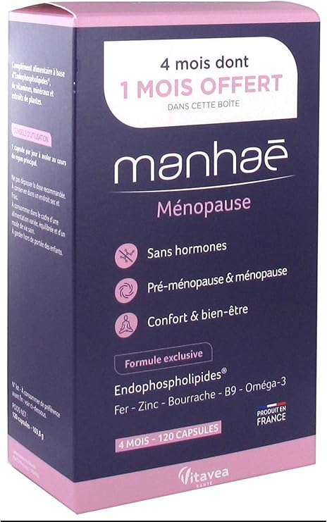Nutrisante Manhae Pre Menopause Menopause Capsules Amazon Fr Hygiasne Et Soins Du Corps