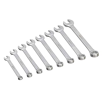AmazonBasics Combination Wrench Set, 8 Pieces