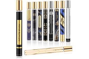 OFUN Cologne for Men, 10 Pack 35ml Perfume Set Gifts, Mens Cologne Sampler Sets, Travel Size Cologne Samples, Woody Leathery Fruity Floral Notes, Perfume Gift Set for Christmas Valentines Birthday