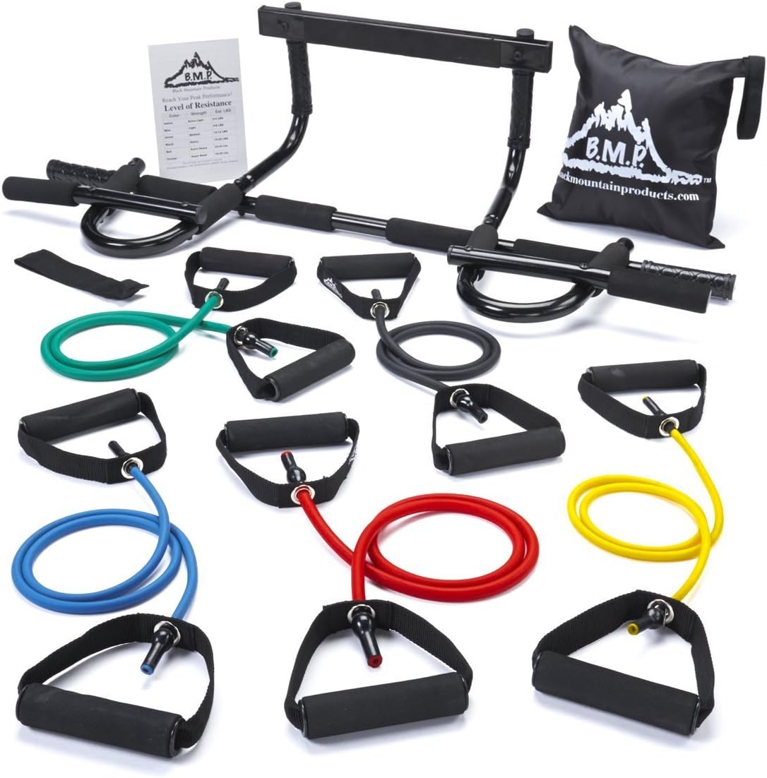 Black Mountain Products Pull Up Bar and Resistance Bands Amazon.co.uk