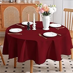 Aironment Christmas Round Tablecloth Water and