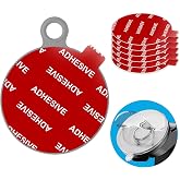 AZXYI Very High Bond Sticky Adhesive, 6 Pack Dashboard Pad Mounting Disk Adhesive Replacement Kit, Double-Sided Stickers for Suction Cup Dashboard Phone Holder &amp; Windshield Car Mount