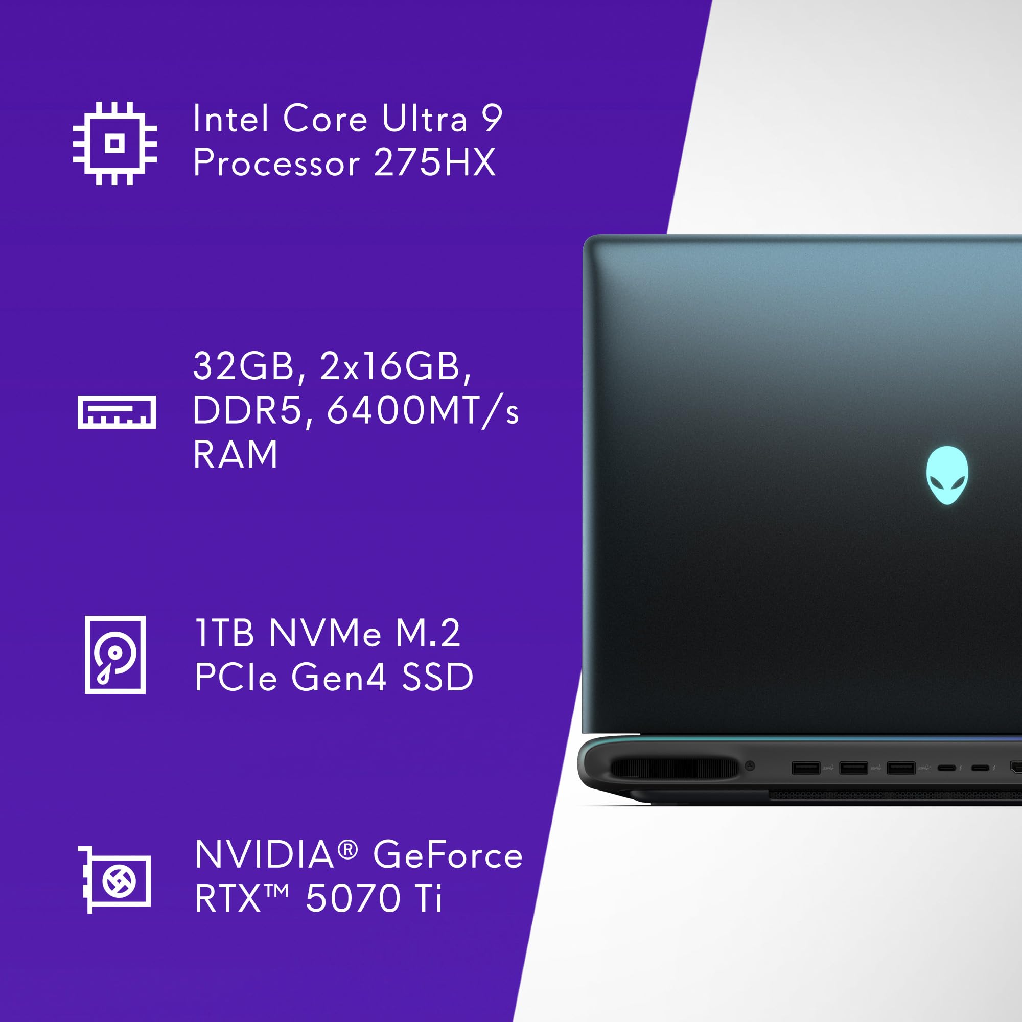 Alienware 16 Area-51 Gaming Laptop AA16250-16