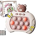 HEEGABEM Fast Push Game,Sensory Toys Pop Game Machine,Handheld Fidget Console for Kids Adults, Birthday Gifts for Boys Girls Teens-Bear