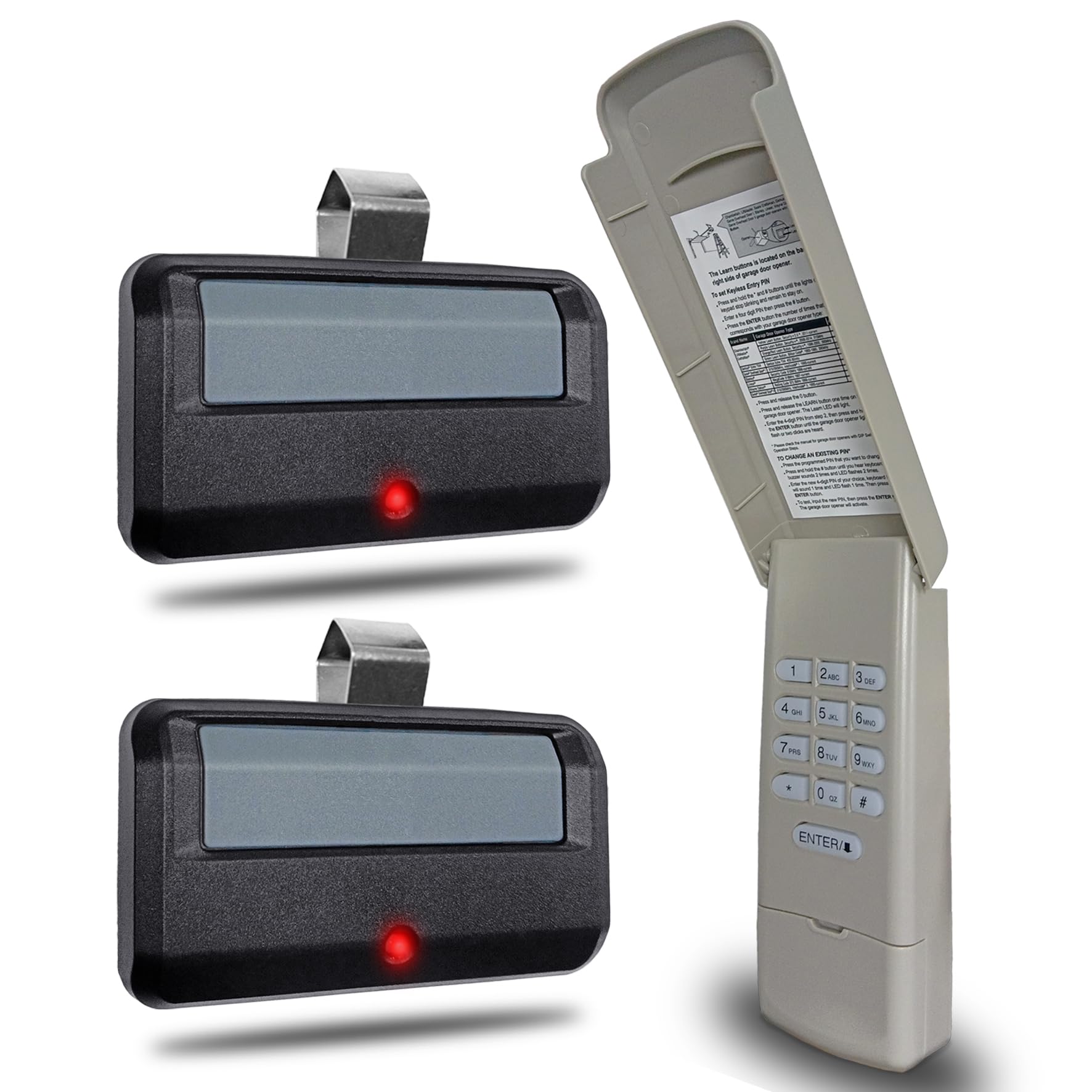 Photo 1 of **SELLING FOR PARTS*** for Chamberlain LiftMaster Craftsman Garage Door Opener Keypad & Remote Universal,891LM with Yellow, Purple, Green, Red/Orange Learn Button, 877max G940EV-P2 CMXZDCG440 971LM 371LM 893lm 373lm 973lm