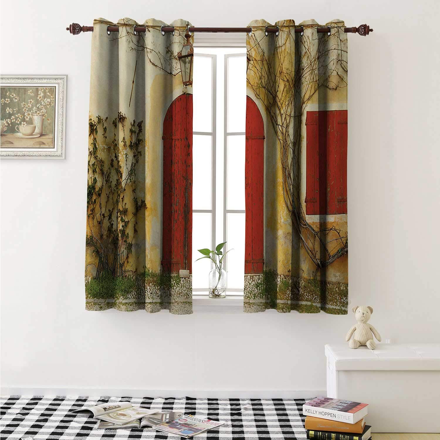 Amazon Com Shutters Blackout Draperies For Bedroom Doorway With