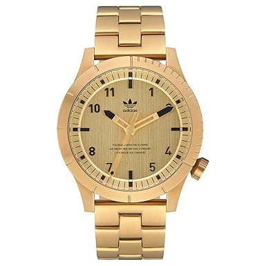 Adidas Herren Analog Quarz Smart Watch Armbanduhr mit Edelstahl Armband Z03-510-00