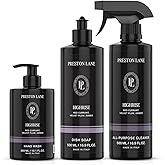 Preston Lane Luxury Kitchen Set – Hand Wash, Dish Soap & All-Purpose Cleaner | Plant-Powered Cleaning Essentials Bundle with Fine Italian Fragrance, Highrise Scent