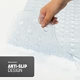 KEPLIN Premium Non-Slip Bath Mat 200 Suction Cups 40x100cm Clear view 5