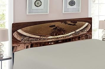 Amazon Com Lunarable Rustic Headboard For Queen Size Bed