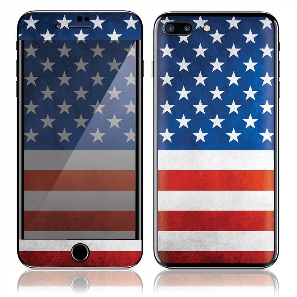 Amazon Iphone 7 Plus スキンシール 前面 背面 保護 シール Po49 星条旗 Ip7 Po49 スキンシール 通販