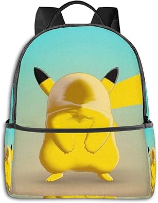 Amazon バックパック ポケットモンスター ピカチュウ リュック リュックサック カジュアル リュックサック 大容量 メンズ レディース おしゃれ アニメ 漫画 全幅 かわいい 萌えグッズ 通勤 男女兼用 学生 旅行 出張 ランドセル Simple Love シンプル ラブ シューズ