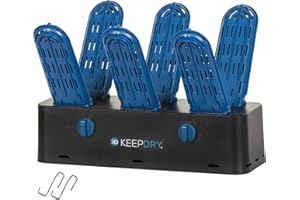 KeepDry Glove Dryer - Eco-Friendly Vent Drying Rack to Dry Gloves, Shoes, Hats, Socks & Boots - Safe, Non-Electric Dryer