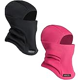 KOOLSOLY Kids Balaclava Face Mask, Winter Hat Face Warmer for Cold Weather Ski Mask for Boys Girls