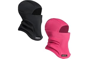 KOOLSOLY Kids Balaclava Face Mask, Winter Hat Face Warmer for Cold Weather Ski Mask for Boys Girls