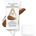 Almay Anti-Aging Foundation, Smart Shade Face Makeup with Hyaluronic Acid, Niacinamide, Vitamin C & E, Hypoallergenic-Fragrance Free, 800 Deep, 1 Fl Oz (Pack of 1)