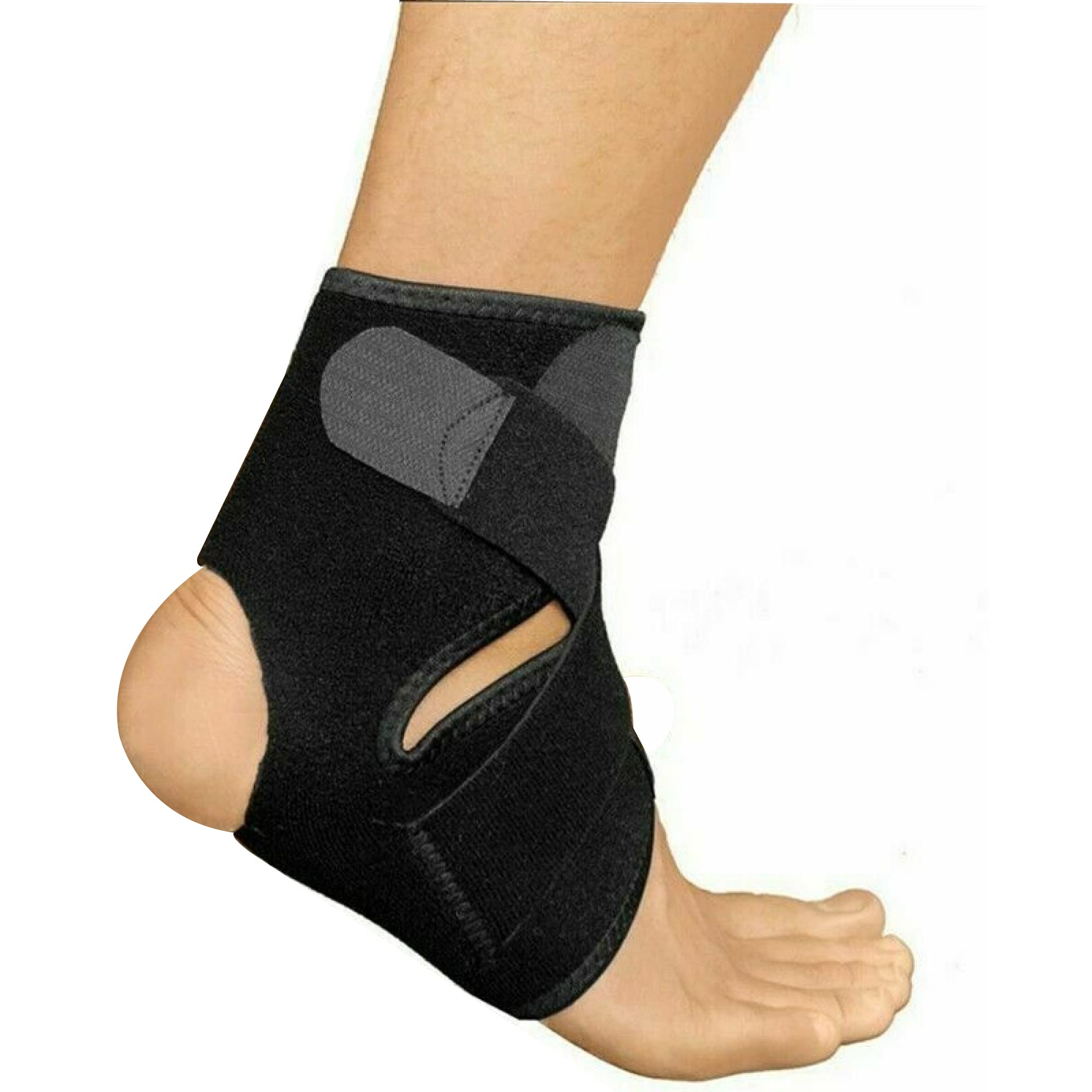Victorian Systems 1 Pcs Ankle Support - Unisex Ankle Brace Support Compression Foot Sleeves for Men, Women - Plantar Fasciitis Socks for Weak Ankles, Pain Relief, Sports