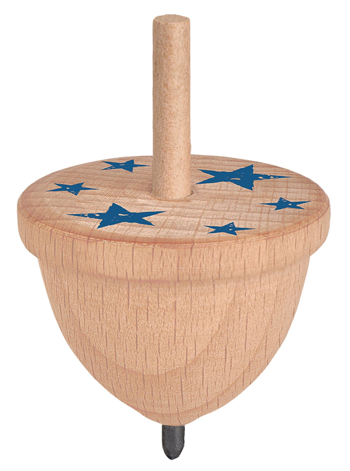 moses. PhänoMINT Wooden Spinning Top for Children, Experiment Toy for Small Explorers and Explorers, 5.7 cm x 4 cm x 4 cm
