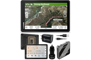 Garmin Tread 2 Overland Edition – 8" All-Terrain GPS Navigator for Off-The-Grid Travels with Turn-by-Turn Trail Navigation, Topo & Satellite Maps, Weather, Group Ride + Wearable4U Power Pack Bundle