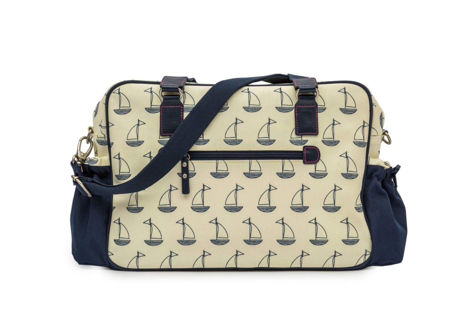 Pink Lining Not So Plain Jane - Navy & Cream Boats