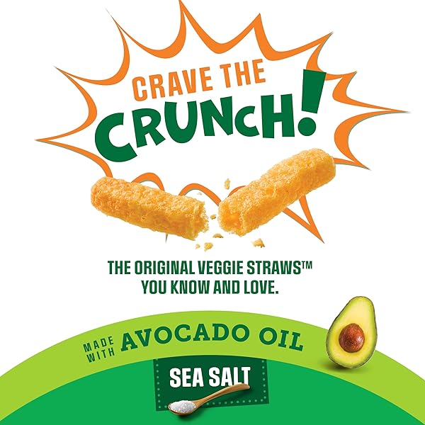 SENSIBLE PORTIONS GARDEN VEGGIE STRAWS, SEA SALT, 6 OZ