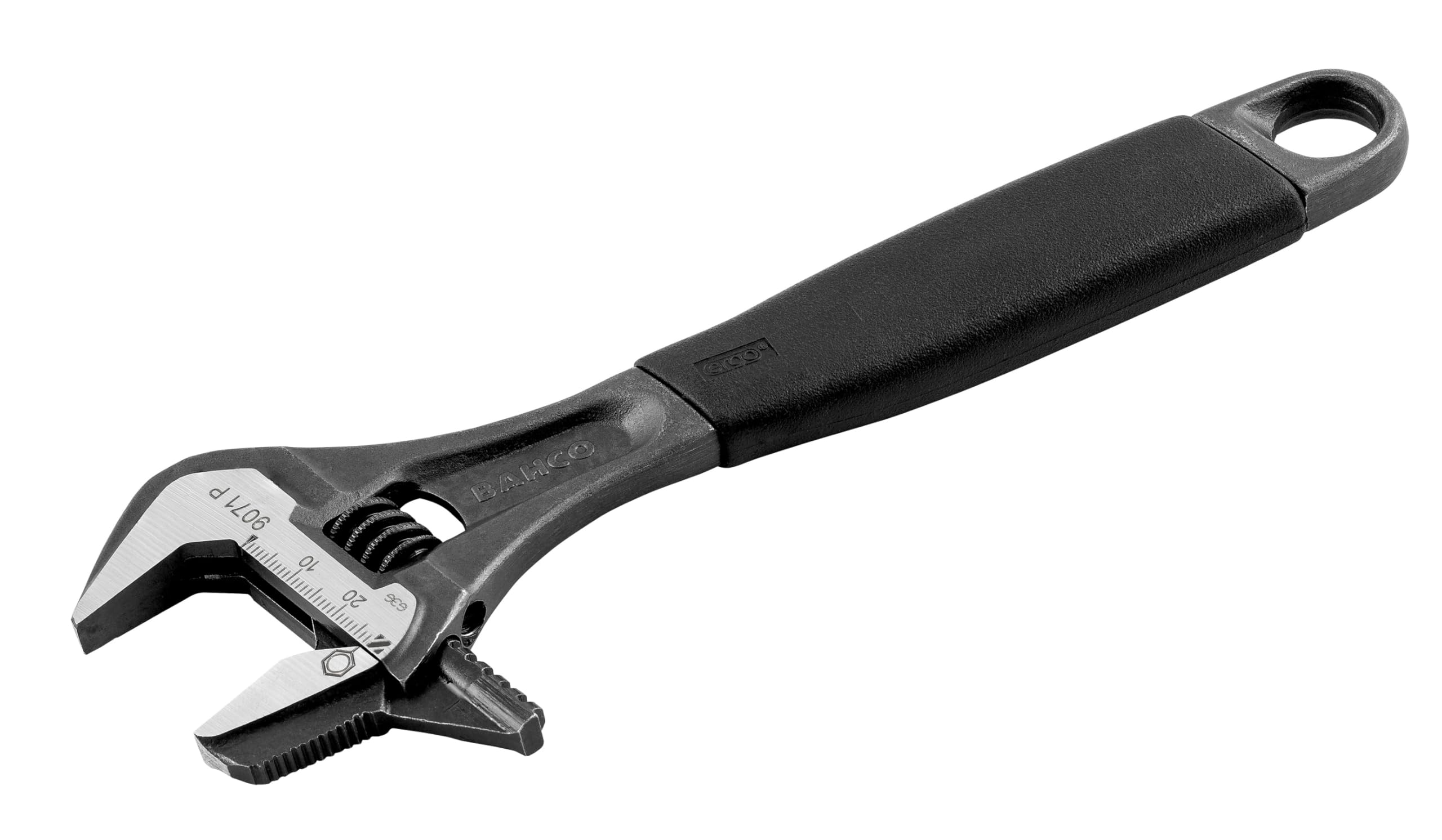 Bahco 9073 RP US Adjustable/Pipe Wrench Ergo, 12-Inch, Black