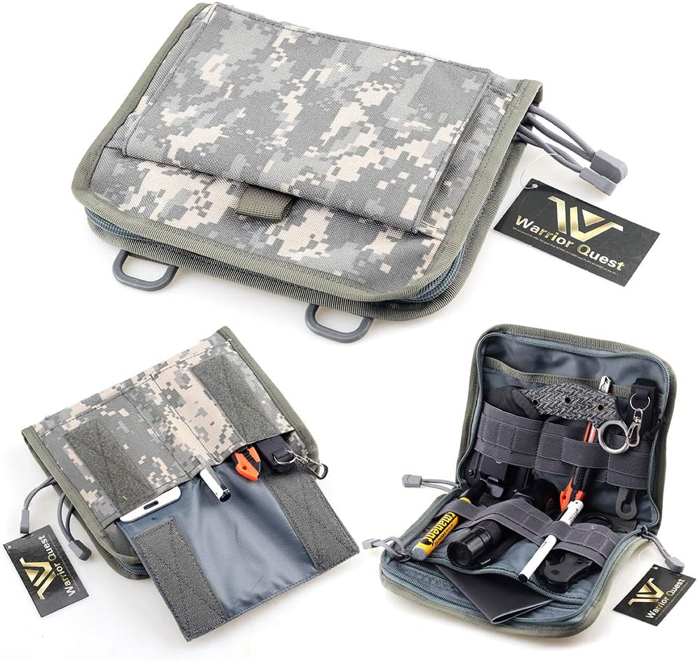 Warrior Quest Low Profile Organizer Pouch – Molle System Utility Pouches Tactical Medical Pouch Tools Accessories Pouch
