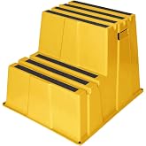 US Weight High Visibility Yellow Safety Steps &ndash; Anti-Slip Step Stools