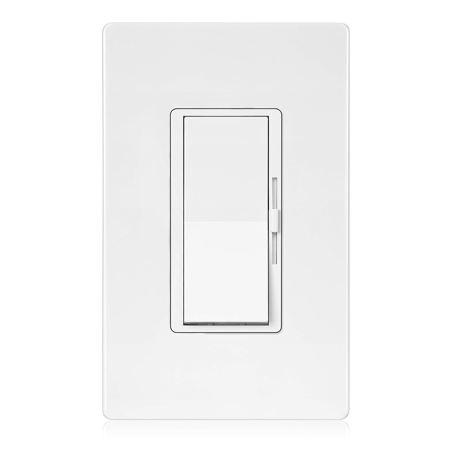 4 Pack - ELECTECK Single Pole/3 Way Dimmer Light Switch for Dimmable LED/Halogen/Incandescent Bulbs, Universal Lighting Control, Screwless Wallplate, UL Listed, White: Industrial & Scientific