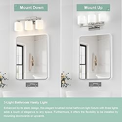 Honesorn Bathroom Light Fixtures Over