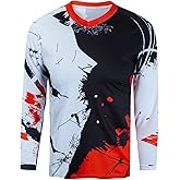 Boy Girl Cycling Jersey Kids Mountain Bike Motocross Long Sleeve Shirt Biking Tops 4-14 Years