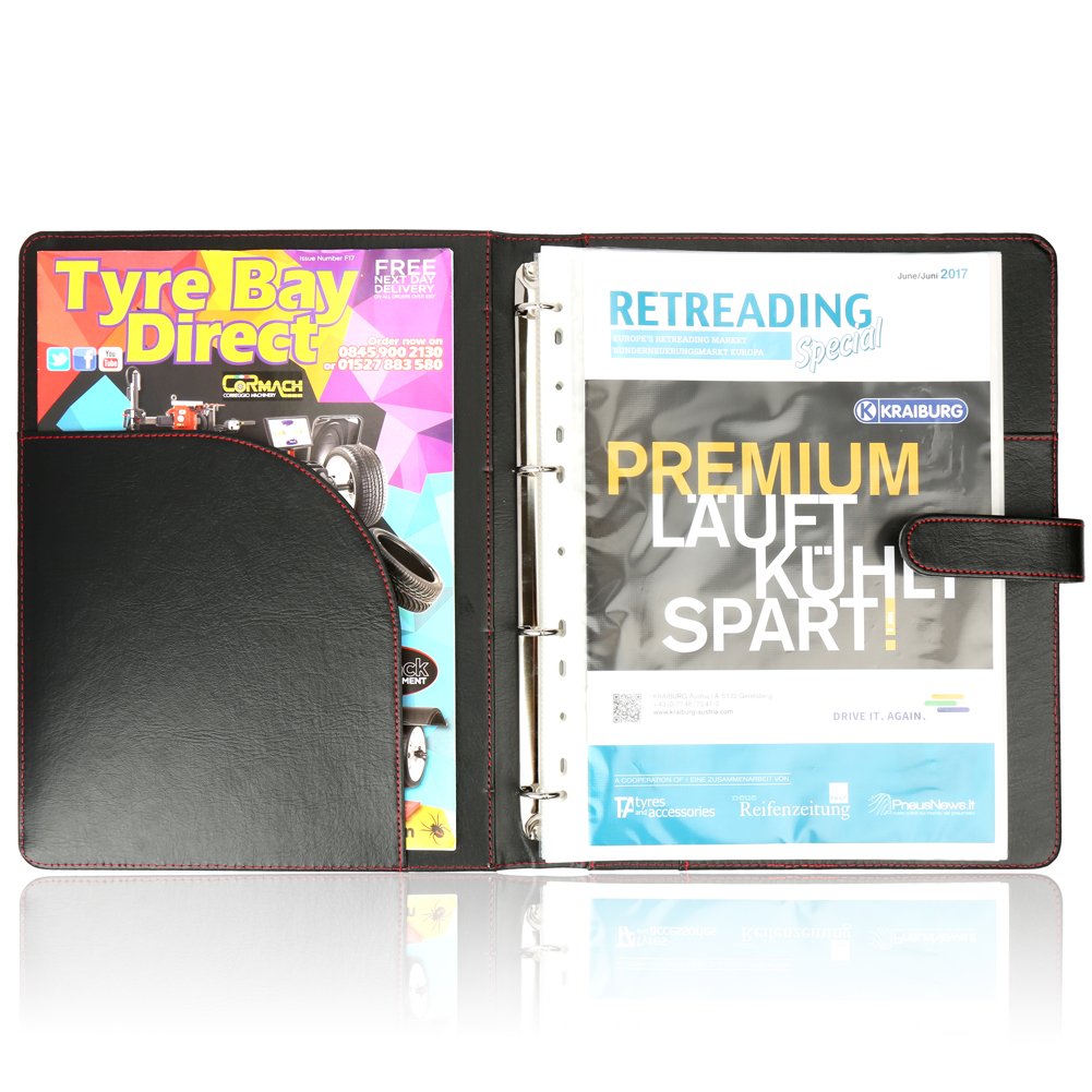 H&S 40 Pockets A4 Presentation Folder Ring Binder Document File Folder