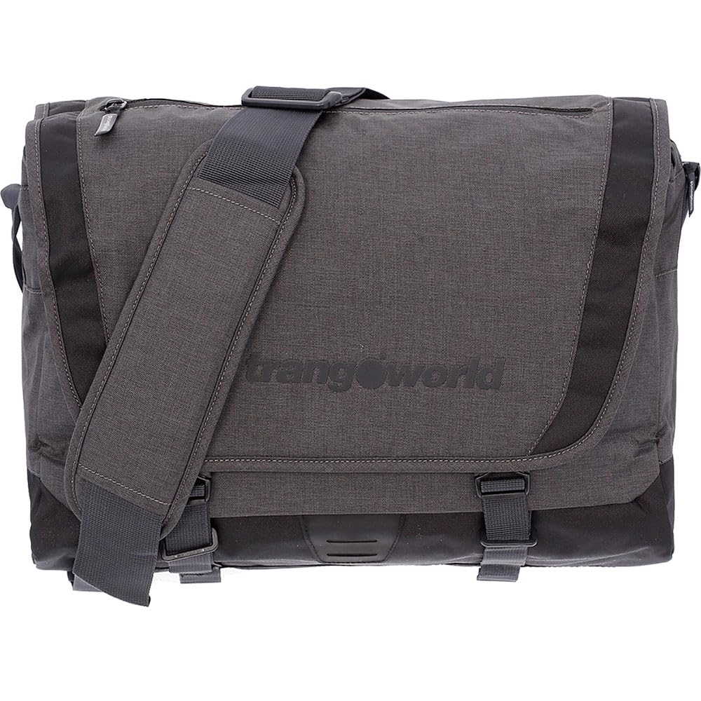 Trango Cartera Munia Unisex Adult Messenger Bag, Brown (Marron Oscuro), 15 x 24 x 45 cm (W x H x L), Marron Oscuro, 15x24x45 centimeters (W x H x L)