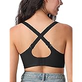 FallSweet Jelly Wireless Push Up Bras Seamless Plus Size Full Coverage Bralettes with Support