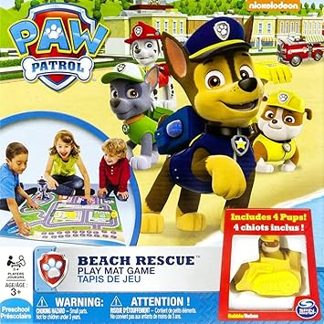 Paw Patrol Beach Rescue Play Mat Game 