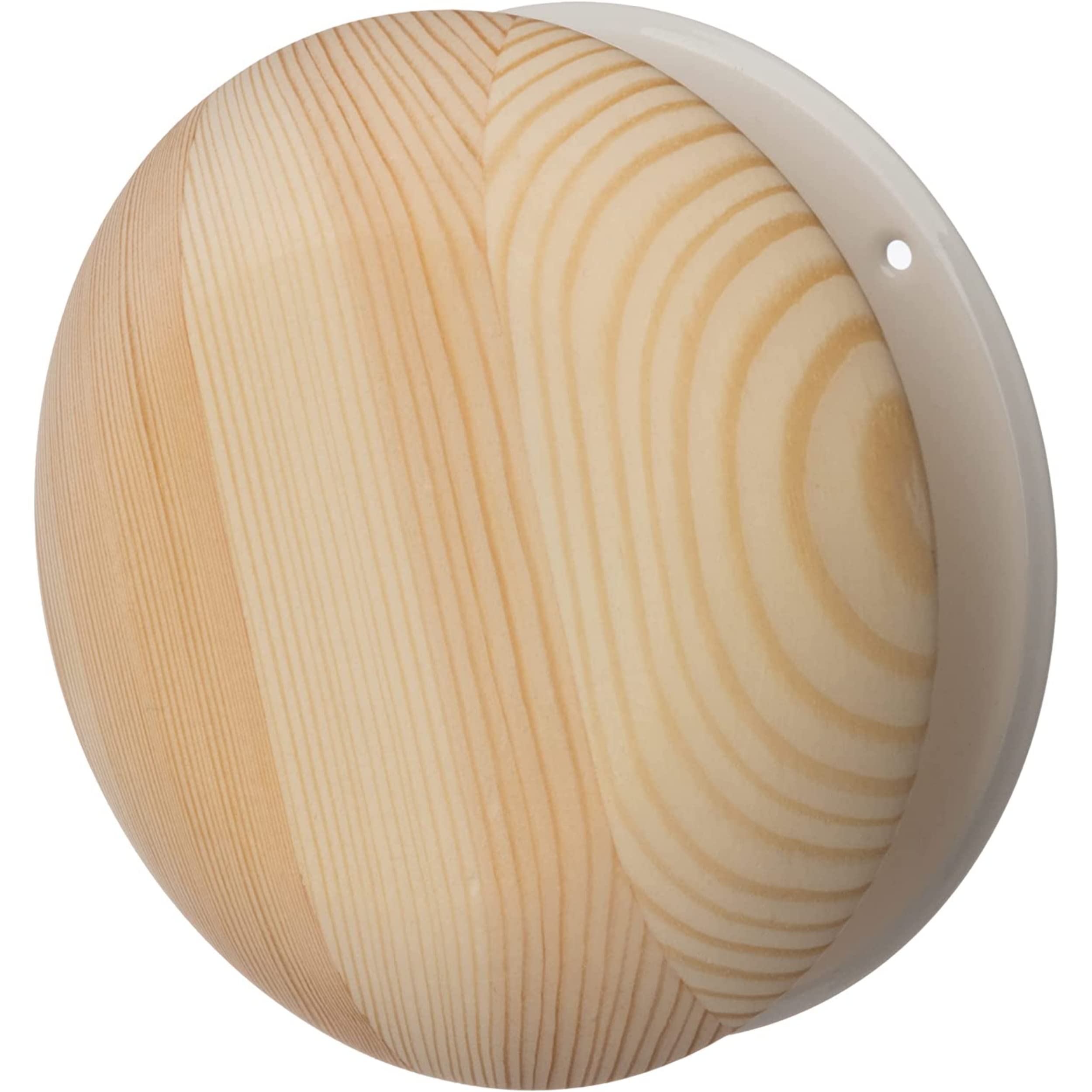 LIRAST 100 mm Wooden Plate Valve Extractor and Supply Air Ceiling Valve Ventilation Grill Saun 4 in