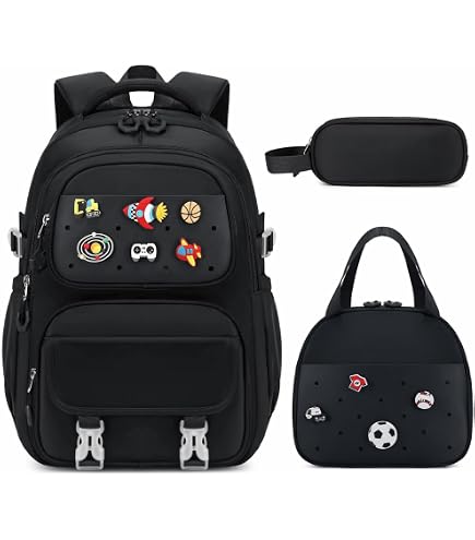 Amazon.com | Crocs Nylon Backpack, Personalize with Jibbitz  display picture 2