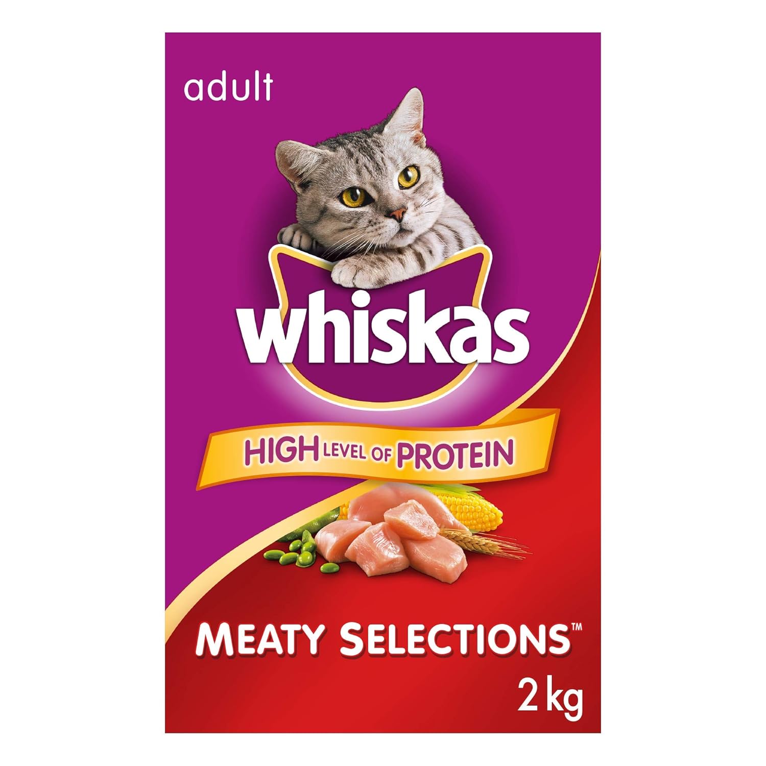 Whiskas Dry Food for Cats Meaty Selections 2kg Amazon.ca Pet Supplies