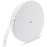 RIUNBB White Elastic Bands for Sewing - Waistband Elastic 3/4 inch x 30 Yards - Durable, Comfortable Stretch for Pajamas, Crafts, Waistbands &amp; Masks