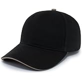 Pacific Headwear Brushed Twill Cap with Sandwich Bill