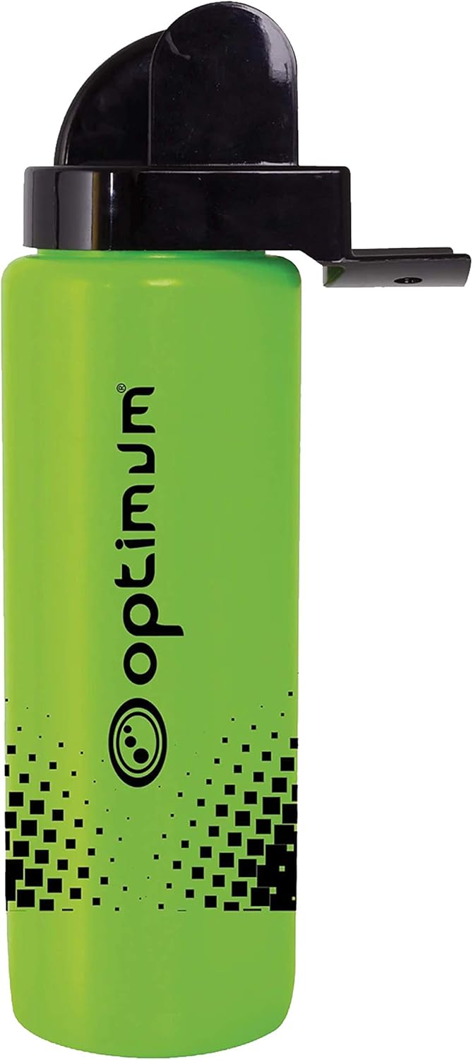 Optimum Hygienic Aqua Spray Water Bottle Fluorescent Green Black 800 ml