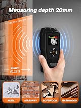 Mecurate Pinless Moisture Meter 4 Modes 9 Settings Backlit LCD view 2