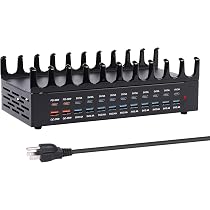 24 Ports 420W Charging Station for Multiple Devices, Iron Al