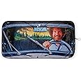Surreal Entertainment Bob Ross Happy Trees Sunshade for Windshield | Foldable Sun Visor Protector Accessories for Cars, Trucks, SUVs | Blocks UV Rays and Sun Glare | 64 x 32 Inches