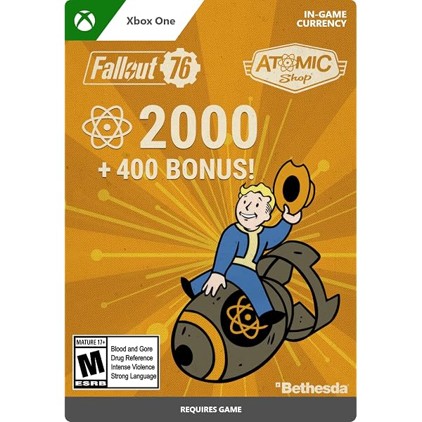 Amazon.com: Fallout 76 | 1000 (+100 Bonus) Atoms | Xbox Digital